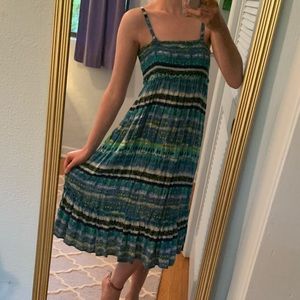 Mudd teal blue maxi dress